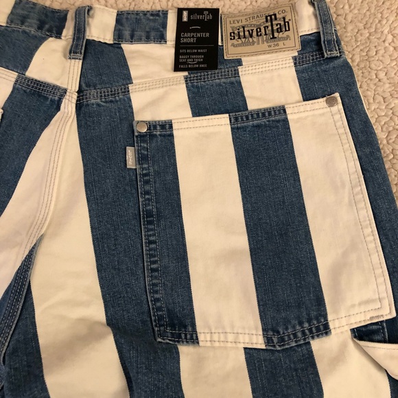 LEVI’S Men’s Silvertab Carpenter Shorts - Picture 7 of 8